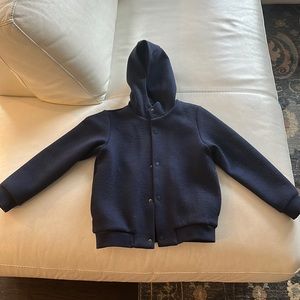Navy Blue Kids Hoodie Jacket COS. Size 6-8